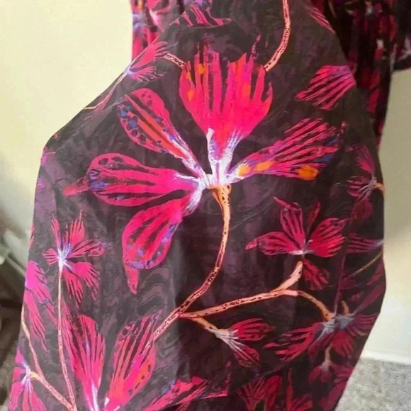 ULLA JOHNSON Caprice floral cotton poplin midi dress Women’s Size 2 NWOT - Picture 10 of 16